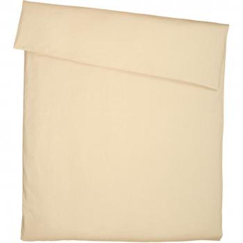Erwin M. Venedig Premium 8 mm Bettbezug – 155x220 cm, Vanillegrau