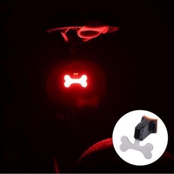 Lampe de vélo LED, feu arrière avec avertissement, 7 styles, USB rechargeable