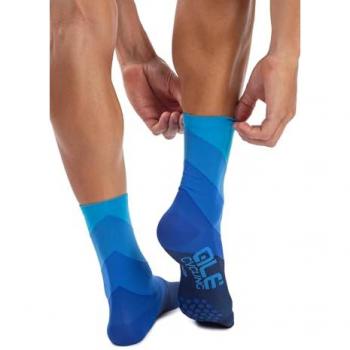 Ale Calze Diagonal Digitopress Blu