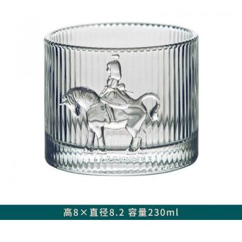 Fairy Tale Amber Drinking Glass