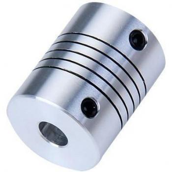 3pcs flexible couplers 8mm x 8mm for stepper motor shafts