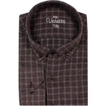 Camisa de cuadros de gran tamaño para hombre