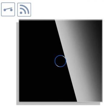 Interruptor KOOB cristal negro táctil WiFi