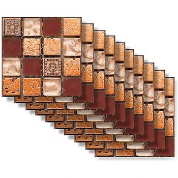 Mosaico Decorativo para Suelo y Paredes de Baño