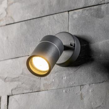Éclairage Mural Extérieur GU10 LED IP44 Gris