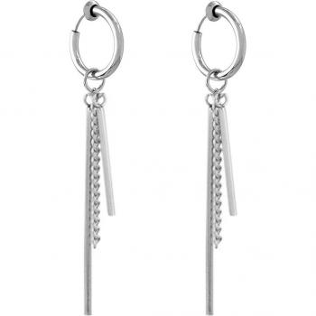 Jungkook Binaural Design Hoop Earrings for Men and Women