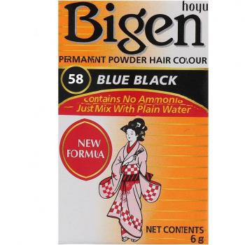 Bigen Poudre de Teinture Cheveux Noir Brun 58