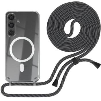 Durchsichtige EazyCase MagSafe-Handyband-Hülle für Samsung Galaxy S24