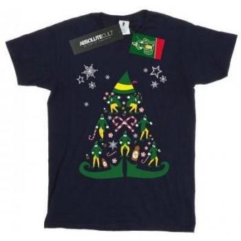 Holiday Holly Boyfriend Shirt – Cotton, Ladies, Size XXL – Royal Blue