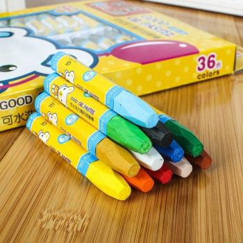 Set de 36 crayons pastel à l'huile pour l'école