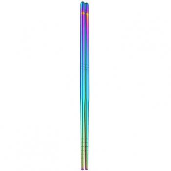 Colorful Reusable Stainless Steel Chopsticks
