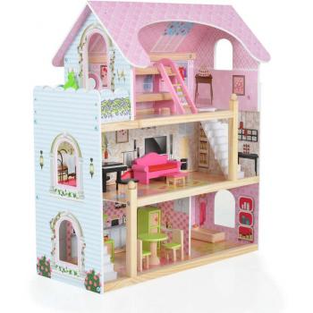 Moni Mila 4110 Casa di Legno per Bambole
