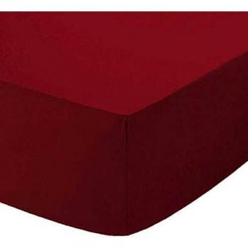 Matching Pillow Case Pair for King Size Fitted Sheets (Wine)