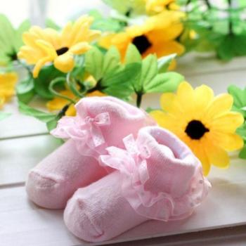 Toddler Girls' Solid Color Bowknots Socks