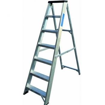 Lyte Heavy Duty 7 Step Swingback Ladder (with tool tray) BS2037 Class1