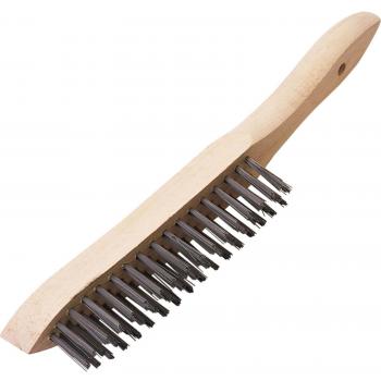 Draper Heavy Duty Wire Scratch Brush 3 Rows ID 31548