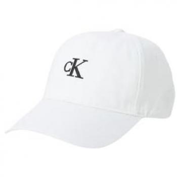 Gorra de algodón con logo bordado Calvin Klein para mujer