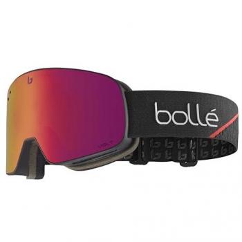 Bolle Nevada Schneebrille 2025 Race Black Matte – Volt Ruby Glas