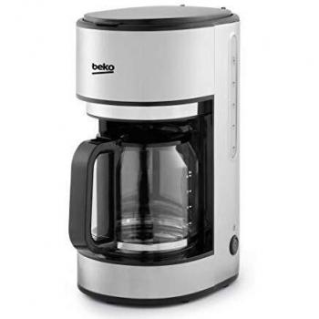 Beko Macchina caffè Americano CFM6350I con capacità 10 Tazze, 1000 W, 1.25 Litri, Vetro, Inox