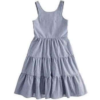 Abito 140cm Ragazza Azzurro e Bianco