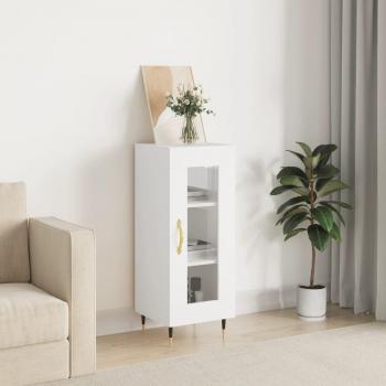 VidaXL 34.5 Wide White Sideboard 90cm H X 34.5cm W X 34cm D