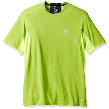 SALOMON Trail Runner Ss M T-Shirt Herren S Limettengrün