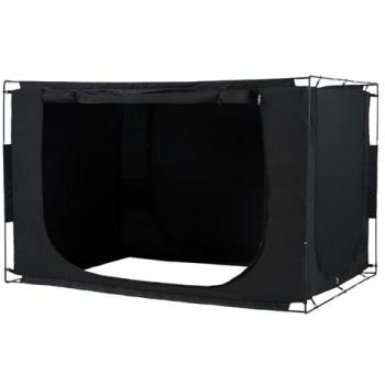 VEVOR 70% Blackout Sleeping Bed Tent – Pongee Fabric 3‑Door Dream Canopy with 11 mm Fiber Poles