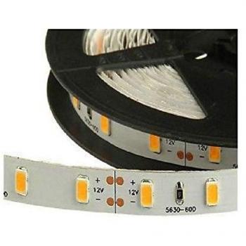 Striscia Strip 5 Mt 300 LED SMD 5630 Bianco Caldo Alta Luminosità