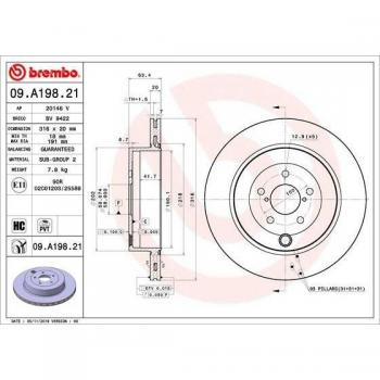 BREMBO 09.A198.21