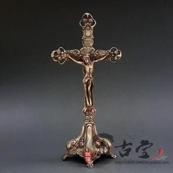 Classic Bronze Sacred Cross Accent
