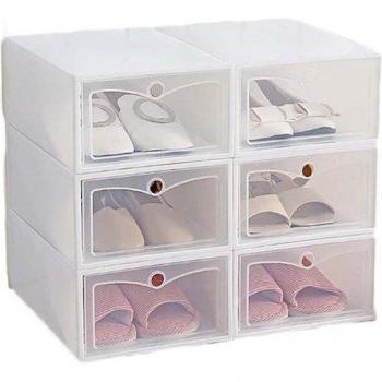 Boîte Pliante de Chaussures 6 Pièces – Stockage Compact