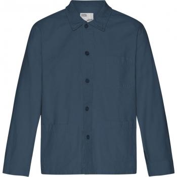 Camicia Organo Petrolio Blu Standard Colorful