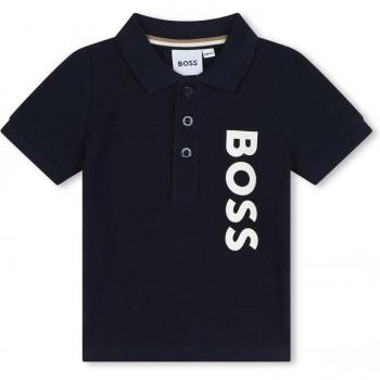 Polo BOSS manches courtes garçon bleu