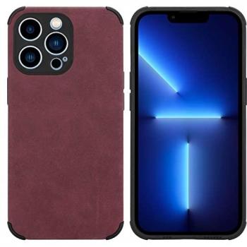 Étui en Silicone TPU – Design Élégant Bourgogne Violet pour iPhone 12 Pro