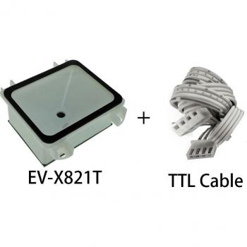 Escáner de código de barras TTL RS232 económico