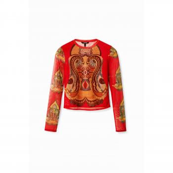 Desigual T-Shirt Groove Rossa