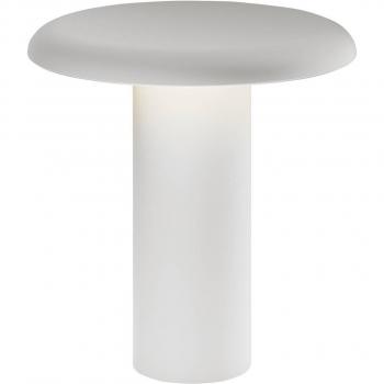 Lampe portable en aluminium anodisé blanc 19 cm Takku Modèle d'exposition