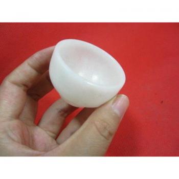 Exquise Statue de Jade Blanc – Accessoire de Thé Élégant