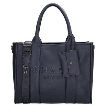 Charm London 15” Laptoptas Blauwe Witte