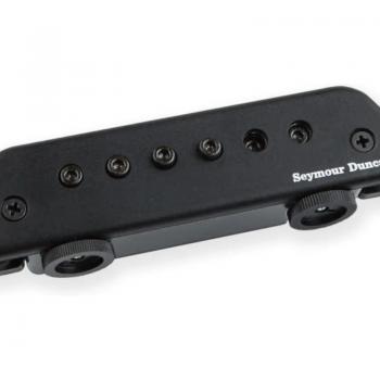 Seymour Duncan Micro Rosace Mag Actif, Noir pour Guitares Acoustiques