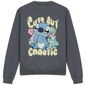 Lilo & Stitch Adult Charcoal Crew Shirt – Disney Certified
