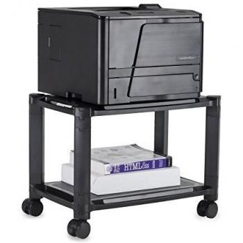 Under Desk Printer Cart with Paper Storage