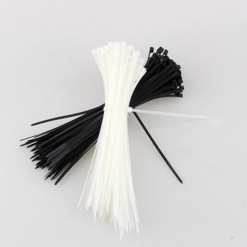 Fixateur de câble 100×5 mm – nylon/plastique, boucle fil auto, résistant au feu, conçu pour déménagements
