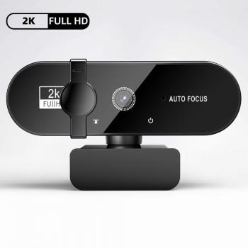 2K 4K HD Webcam with Built-in Microphone