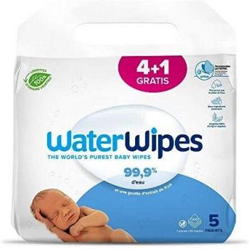 WATER WIPES 4X60 LINGETTES BÉBÉ + 1 OFFERTES