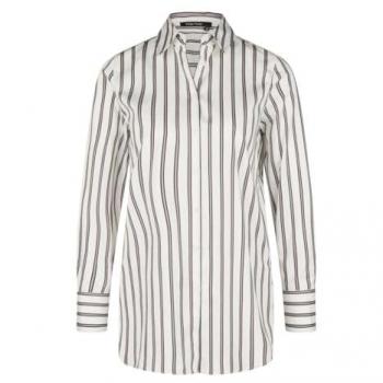 MARC AUREL Blusenshirt Hemd Baumwollsatin
