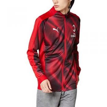 PUMA Herren ACM Stadium Trainingsjacke – Tango Rot/Schwarz, M