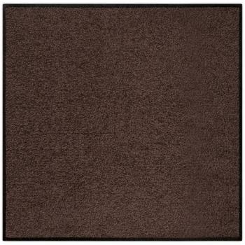 Salon Loewe Quadratischer Teppich, 85 cm × 85 cm, 7 mm Höhe, Schokobraun