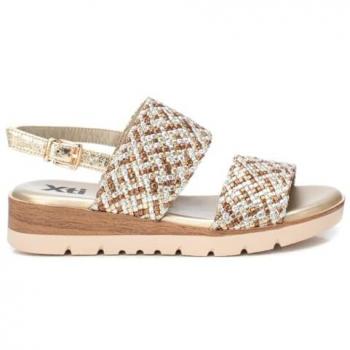 XTI 143948 Sandalias abiertas Dorado Mujer
