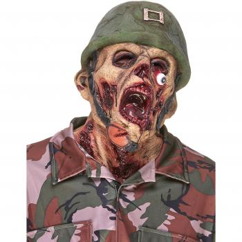 Masque latex zombie décharné adulte